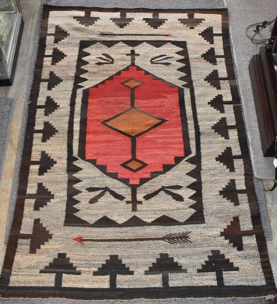 Native American Navajo Handwoven Rug