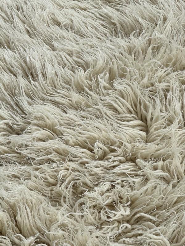 FLOKATI Runner 30”x87” Hand Spun/Woven Antique Greece, Sheep’s Wool NEVER USED gallery
