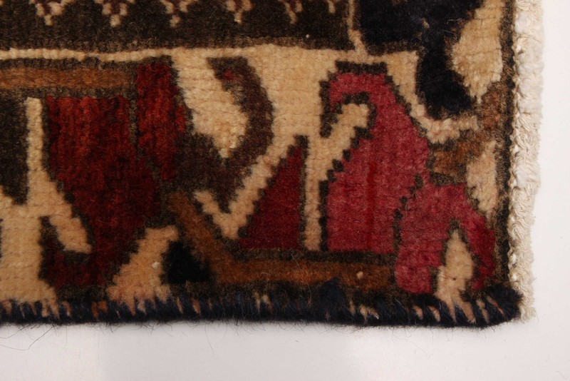 Vintage 4'6" x 8'2" Traditional Hand Knotted Vegetable Dye Wool Area Rug gallery