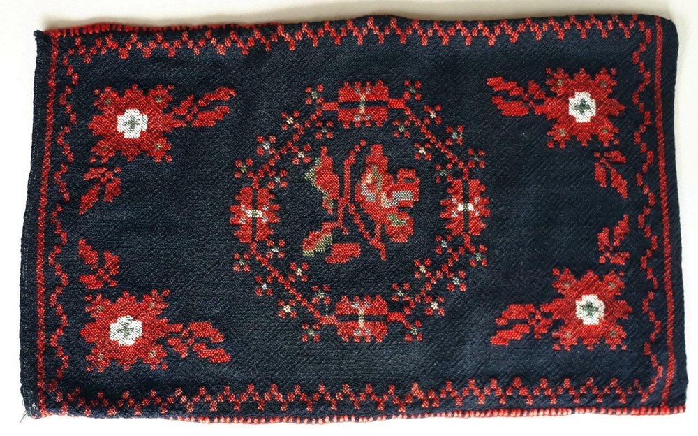 GREECE GREEK EPIRUS METSOVO ANTIQUE HANDWOVEN WOOL PILLOW COVER 73x45cm