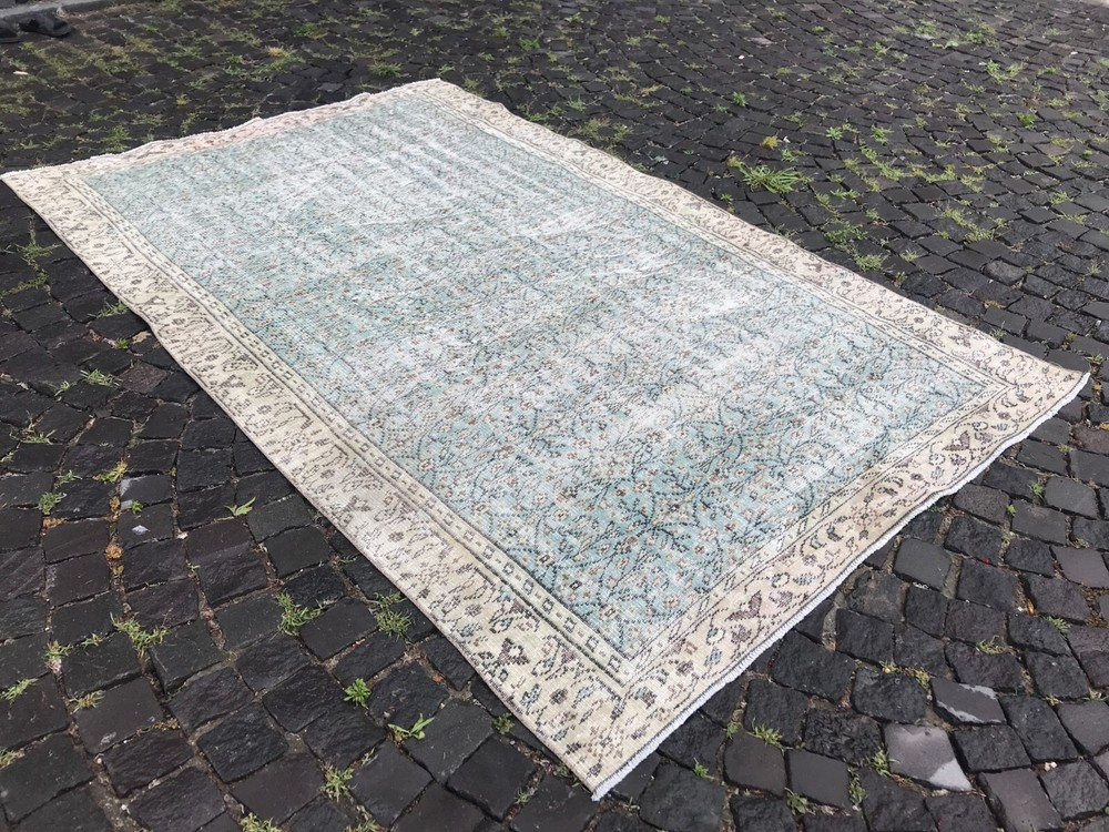 Handmade Rug Turkish Area Rug Vintage Rug Oushak Rug Antique Rug Bohemian Rug