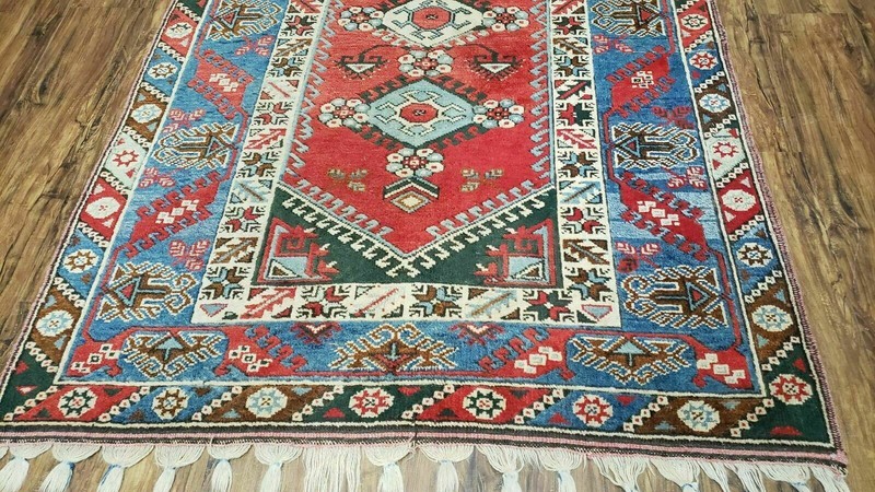 4' X 6' Handmade Turkish Super Kazak Shirvan Wool Rug Colorful gallery