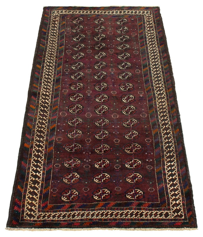 Vintage 4'6" x 8'10" Traditional Hand Knotted Vegetable Dye Wool Area Rug gallery