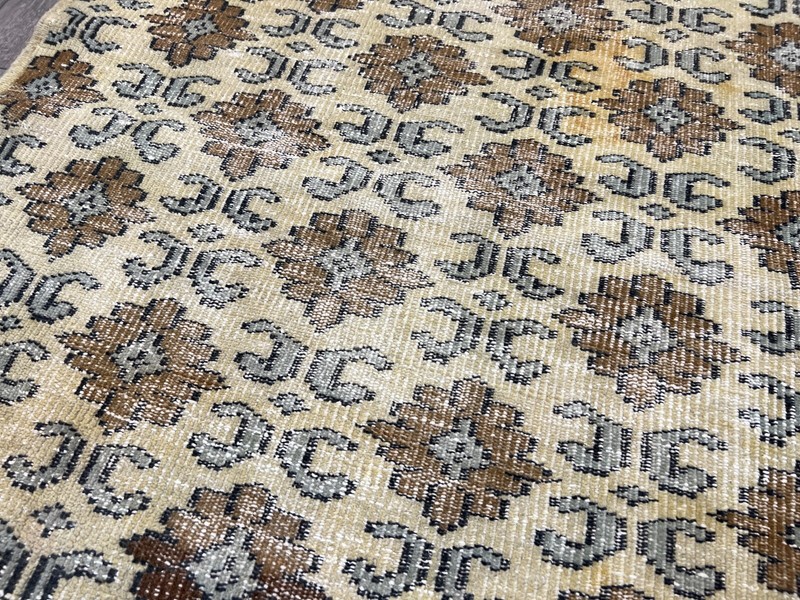 Vintage Rug, 3.3 x 6.6 ft, Turkish Rug, Beige Rug, Oriental Rug, Oushak Rug gallery