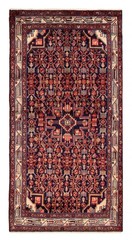 Vintage Traditional Hand-Knotted Area Rug 3’11” x 7’11” Oriental Wool Carpet