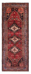 Vintage Hand-knotted Runner Rug 3’7″ x 9’2″ Traditional Oriental Wool Carpet