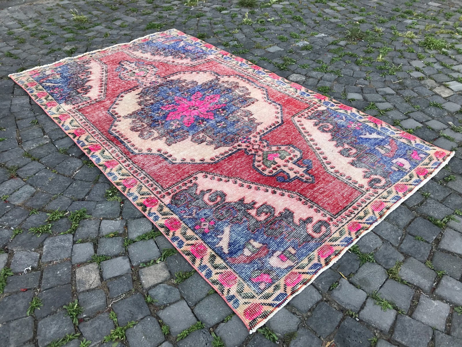 Handmade Rug Turkish Area Rug Vintage Rug Oushak Rug Antique Rug Bohemian Rug gallery