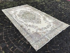 Handmade Rug Turkish Area Rug Vintage Rug Oushak Rug Antique Rug Bohemian Rug