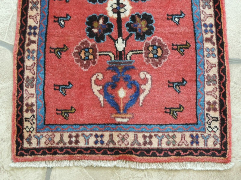 2x3ft. Handmade Signed Malayer Wool Rug gallery