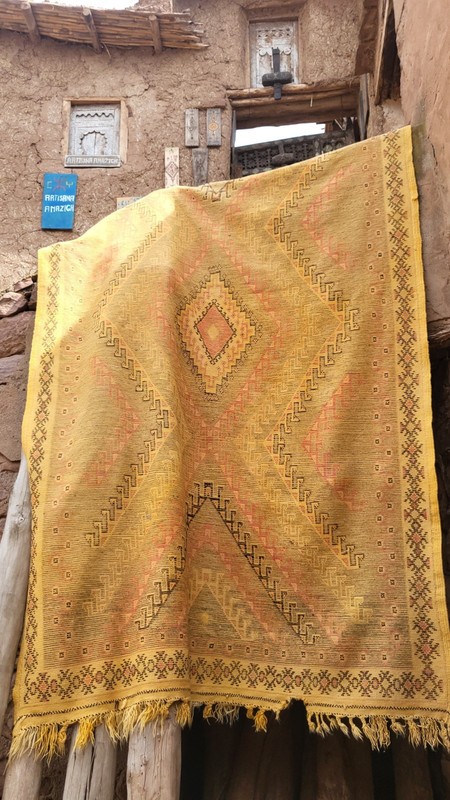 Antique Moroccan Berber Atlas Amazigh carpet Vintage rug Geometric Style gallery