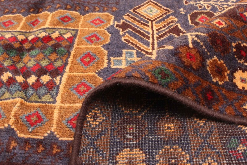 Vintage Hand-Knotted Area Rug 3'3" x 6'3" Traditional Oriental Wool Carpet gallery