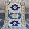Turkish Vintage Nomad Area Rug 4.53 x 6.89 ft , 5x7 Handmade carpet 138 x 210 cm gallery