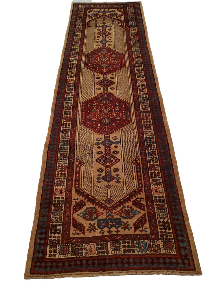 Big Serab runner, Thin Line Design - 3'2" x 10'3"