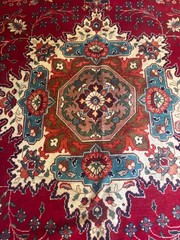 SIMI ANTIQUE. HAND MADE. 13×10. EXCELLENT CONDITION. FULL PILE.TAB.RIZ
