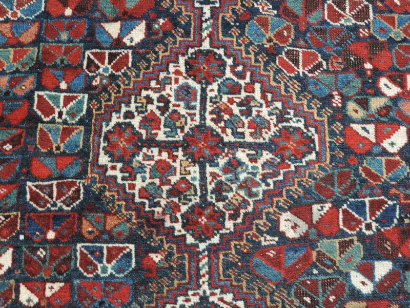5x7ft. Antique Bownat Oriental Wool Rug gallery