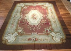 15’6” X 12’6” Rare 19th Century Palace Size French Aubusson Exceptional Weaving