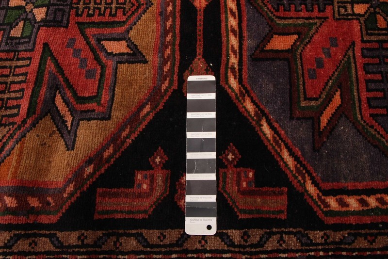 3'8" x 10'2" Vintage Hand-knotted Runner Rug Traditional Oriental Wool Carpet gallery
