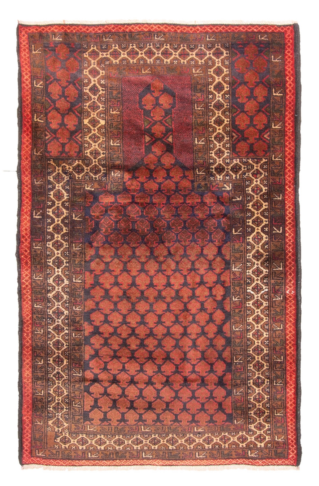 Traditional Vintage Hand-Knotted Area Rug 2'11" x 4'8" Oriental Wool Carpet gallery