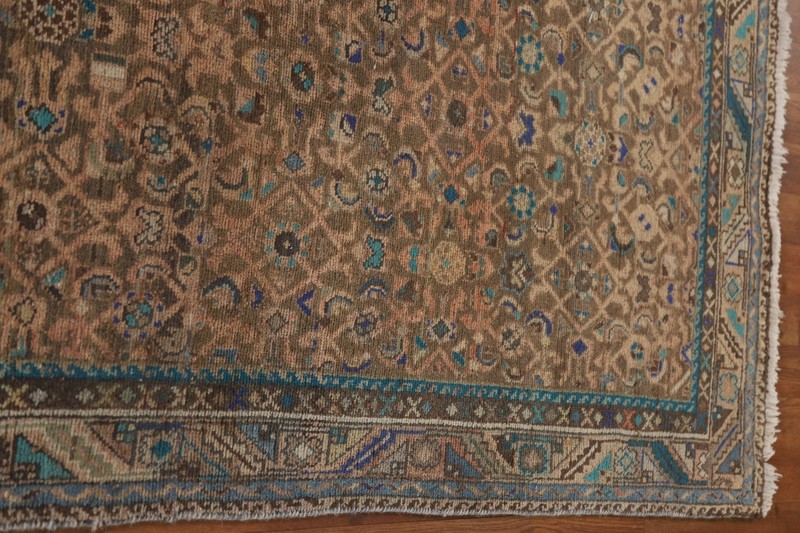 All-Over Pattern Traditional 13 ft. Runner Rug 4x13 Hand-knotted Wool gallery