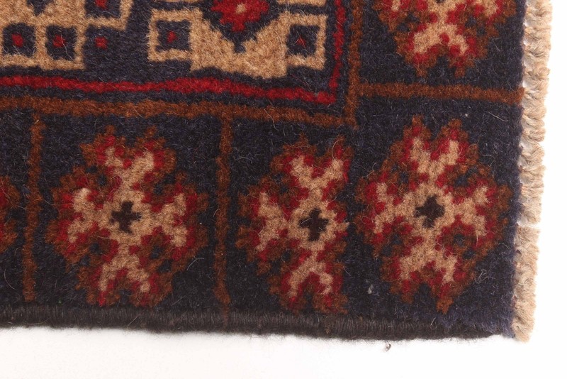 Vintage Hand-Knotted Area Rug 3'7" x 6'3" Traditional Oriental Wool Carpet gallery