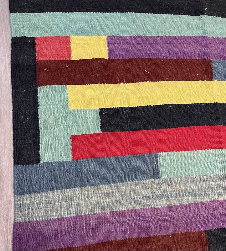 Vintage Kilim Traditional Hand Made Oriental Wool Kilim 7ft10inx5ft 238cmx151cm gallery
