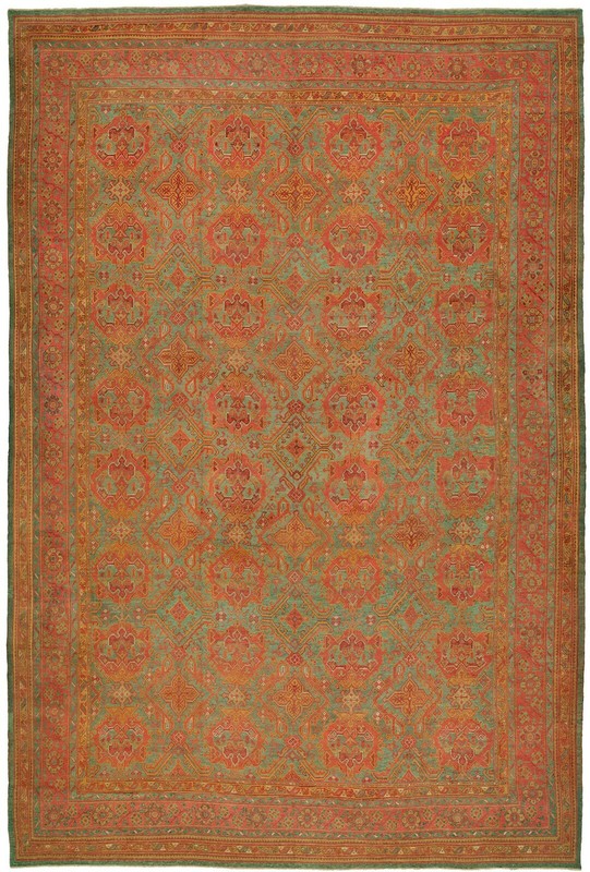Antique Decorative Turkish Oushak Ushak Rug Palace Size 15'5''x23' gallery