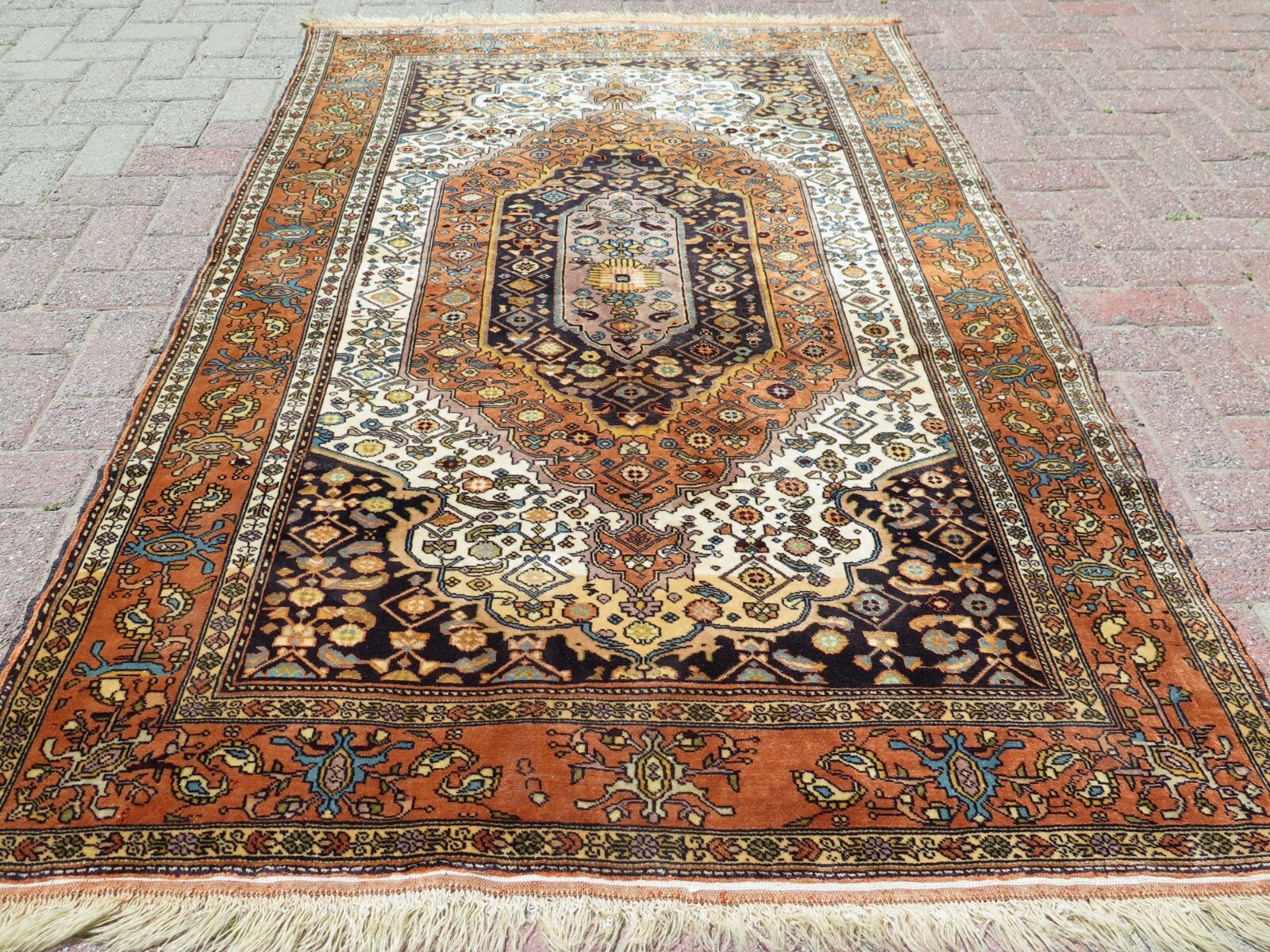 Antique Turkish Rug, Handmade 4x7 Rug, Wool Rug, Modern Carpet, Teppiche 50"X76" gallery