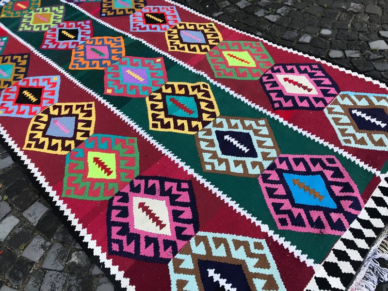 Handmade Rug Turkish Area Rug Vintage Rug Oushak Rug Antique Rug Bohemian Rug gallery