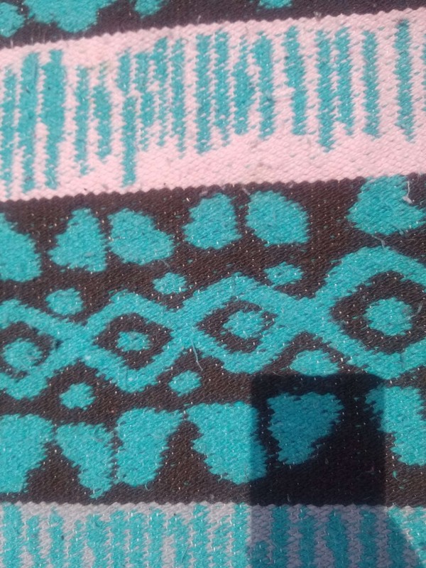 Vintage Handmade Geometric Wool Flatweave Kilim Rug 186x122 cm gallery
