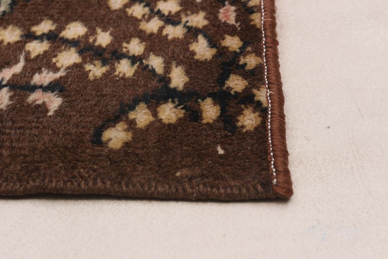 Vintage Hand-Knotted Area Rug 3'9" x 6'11" Traditional Oriental Wool Carpet gallery