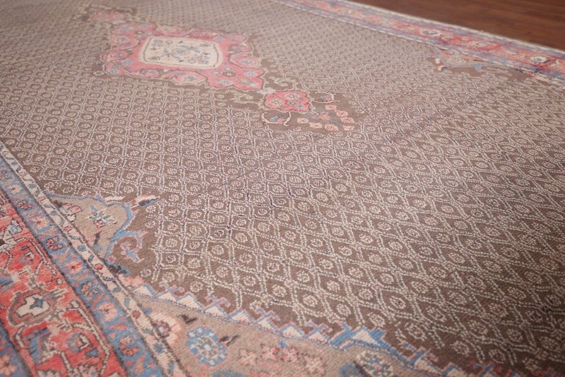 Handmade Brown Area Rug 5x11 Living Room Traditional Tribal Geometric Carpet gallery
