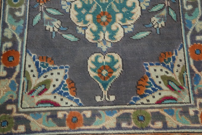 Traditional Floral Wool Accent Rug 3x5 ft Hand-knotted Foyer Size Carpet gallery