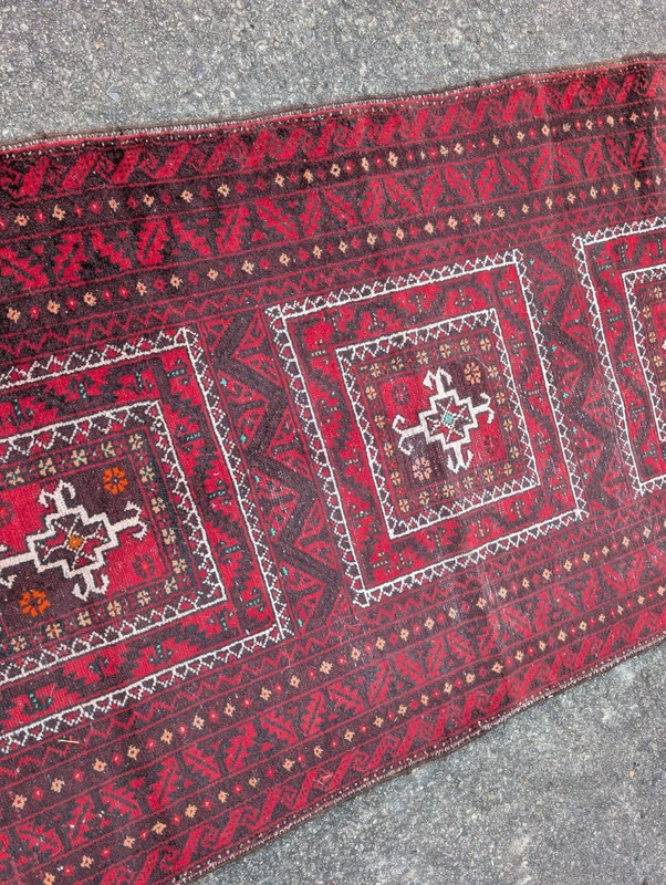 Oriental Rug Vintage Carpet Bridge 200 X 105 P3 gallery