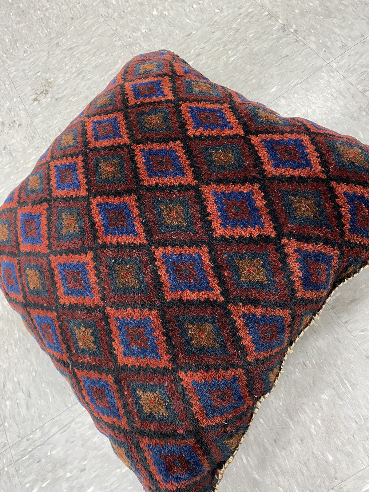 antique turkoman pilo in perfect condition 22 inches x22 inches over 100 years gallery