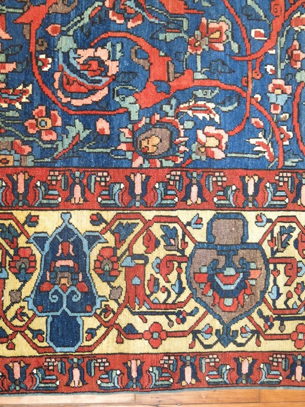 Antique Sky Blue Bakhtiar Rug 10'x17' gallery