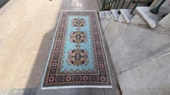 4’6” X 8’7” Vintage Natural Color Village Rug Handmade Rug.SKU:K1728