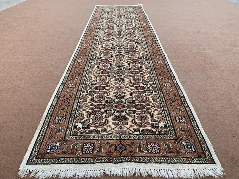 77 X 285 cm COLLECTORS' ITEM Antique Natural Vegetable Karabagh Caucasian Runer gallery