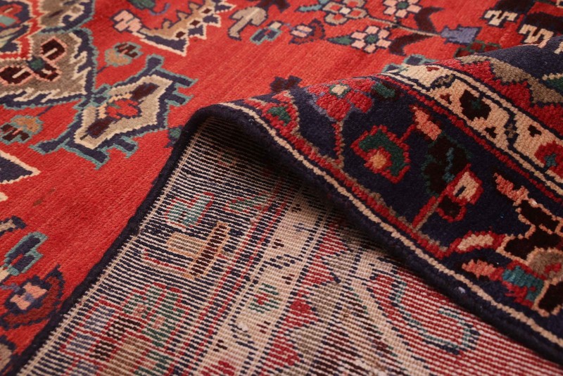 3'5" x 9'6" Vintage Hand-knotted Runner Rug Traditional Oriental Wool Carpet gallery