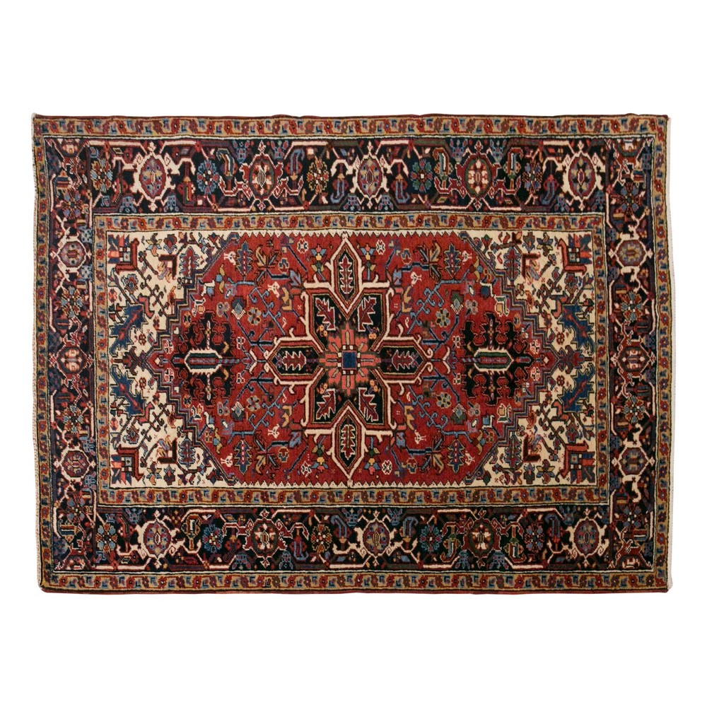 Turkish Rug", Vintage Rug, Area Ru 4'7 x 6'3 feet, Oushak Rug, Antique Rug