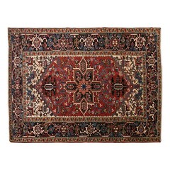 Turkish Rug”, Vintage Rug, Area Ru 4’7 x 6’3 feet, Oushak Rug, Antique Rug