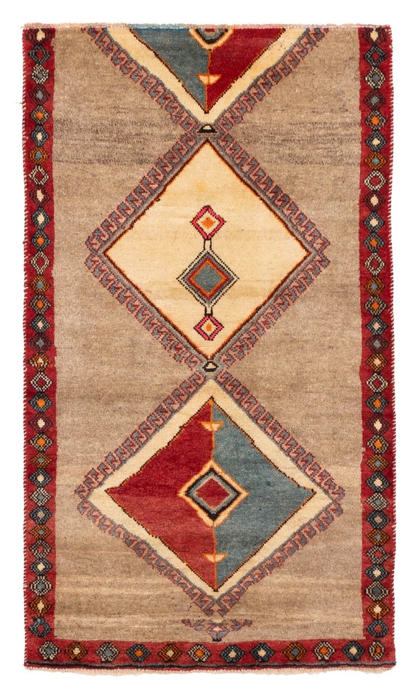 Vintage Traditional Hand-Knotted Area Rug 2'11" x 5'5" Oriental Wool Carpet
