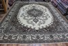 Large Handmade Oriental Wool Rug 400 x 310 cm (13’1” x 10’2”) Floral Medallion gallery