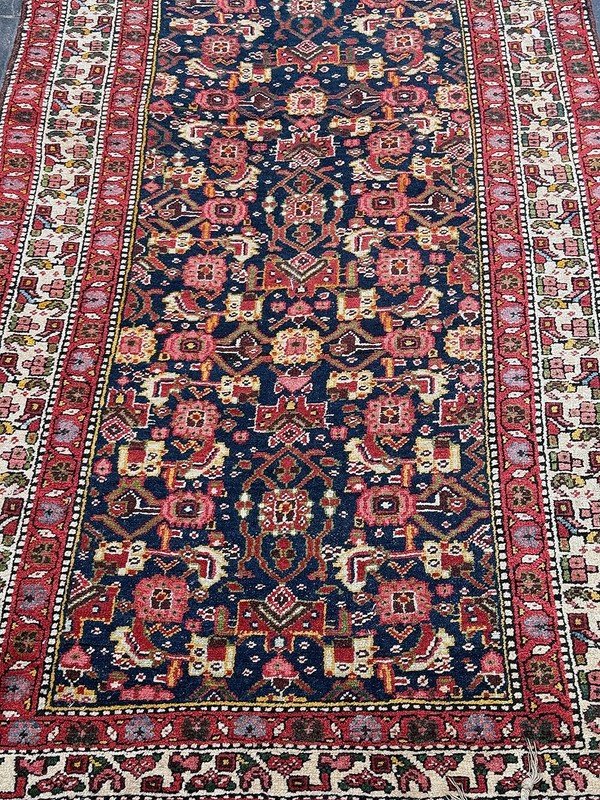 An Antique Decorative 17' Long Genuine NW Hallway Runner Rug gallery