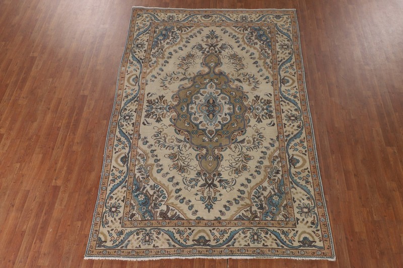 Medallion Vintage Area Rug 6x10 Ft Hand-Knotted Traditional Oriental Wool Carpet gallery