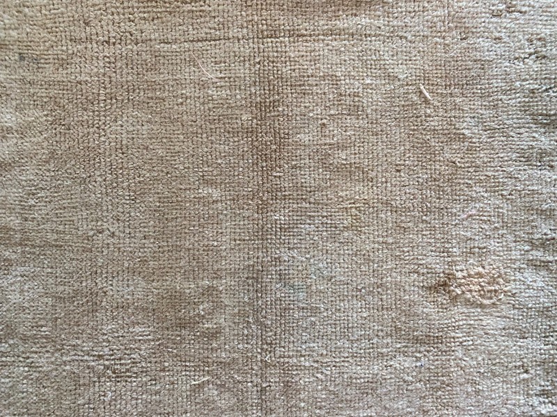 Neutral Flat Weave Small Rug 1.6x3.4 ft Natural Linen Tone Bohemian Doormat gallery