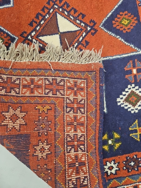 Hand-knotted Caucasian 100% Wool Shirvan Azerbaijan Fine Area Rug 3'10"×6'3" gallery