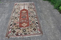 Antique Caucasian Rug Kazak Shirvan 3.5×6