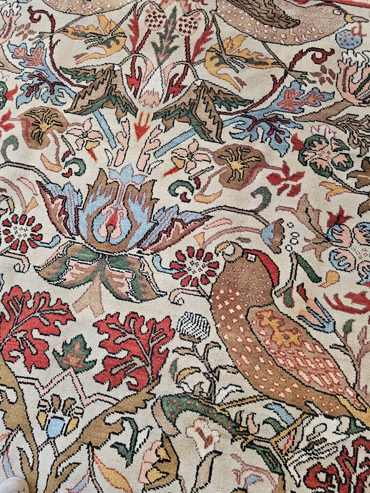 8x10 VINTAGE ANTIQUE DESIGN INDO CAUCASIAN SERAPI HERIZ USHAK Tree of Life BIRD gallery