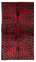 Vintage Hand-Knotted Area Rug 3’8″ x 6’4″ Traditional Wool Carpet