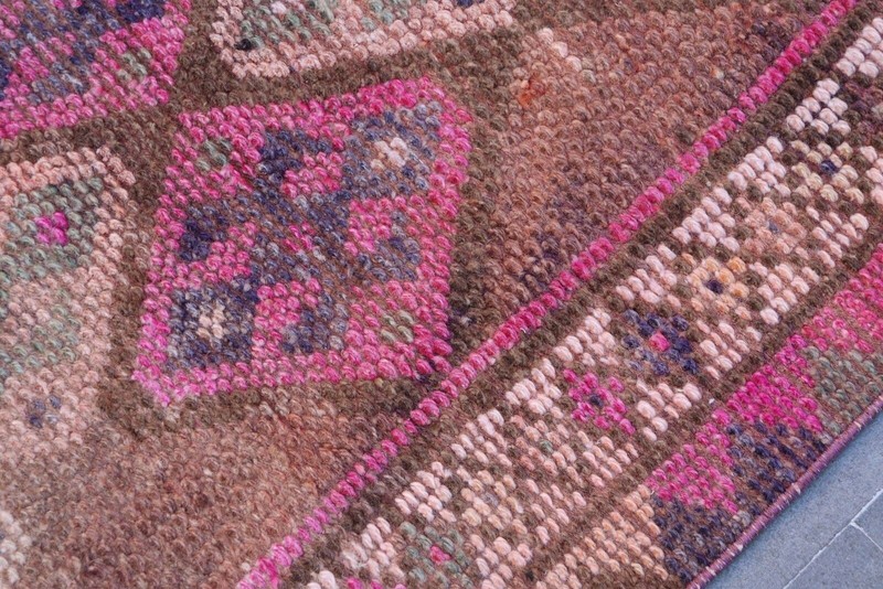 2.4x11.7 ft Runner Rugs, Turkish Rug, Vintage Rug, Wool Rugs, Moroccan Rug gallery